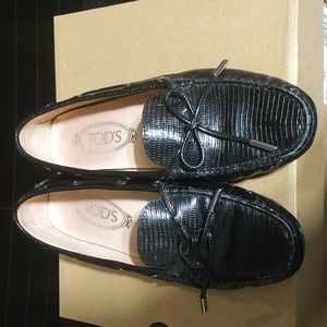 Tods women's driving loafers